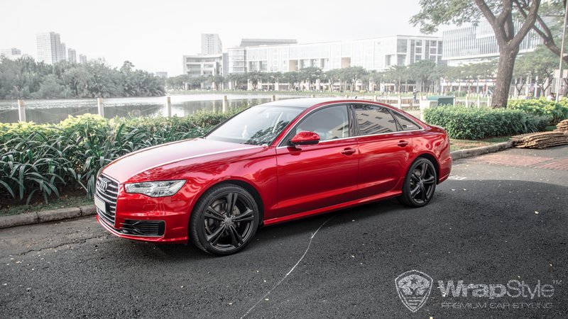 Audi A6 - Red Gloss wrap - cover small