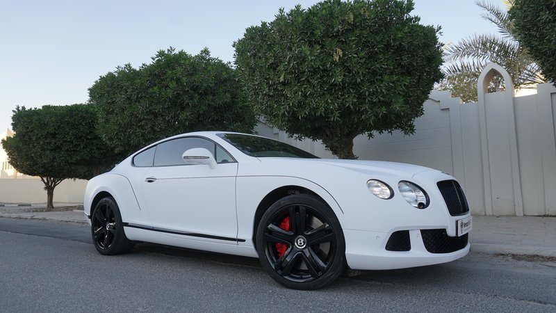 Bentley Continental  - White Matt wrap
