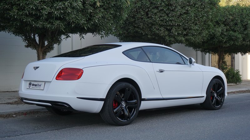 Bentley Continental  - White Matt wrap - img 2 small