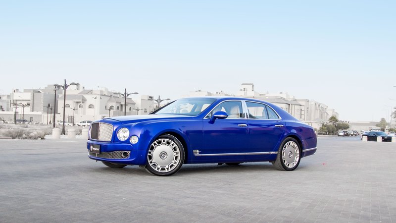 Bentley Flying Spur - Blue Gloss wrap - cover small