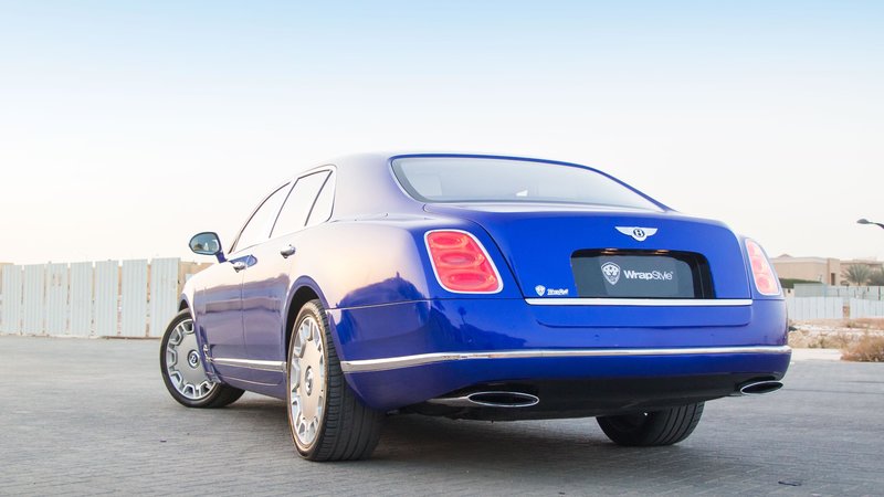 Bentley Flying Spur - Blue Gloss wrap - img 3 small