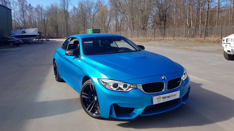 BMW M4 Convertible - Ocean Shimmer Satin wrap - img 4 small