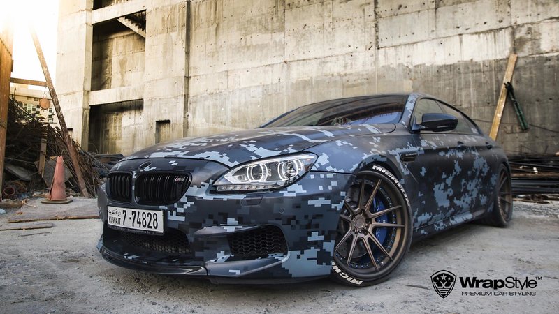 BMW M5 - Digital Camo wrap