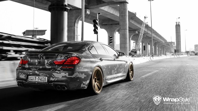 BMW M5 - Digital Camo wrap - img 3 small