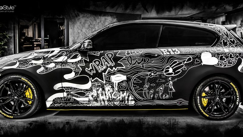 BMW 1 - Art Handmade design