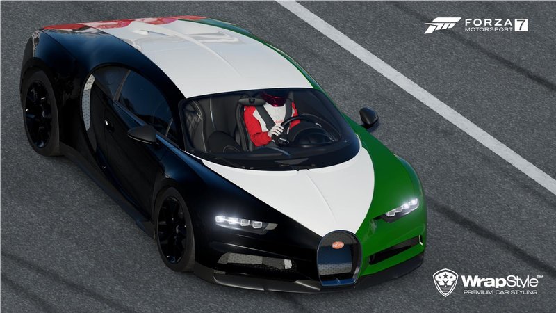 Bugati Chrin Forza 7 - UAE design