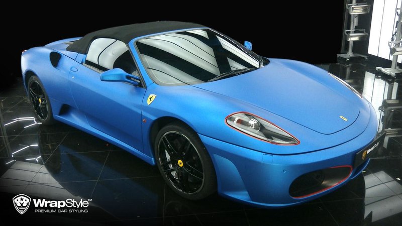 Ferrari F430 - Blue Matt Metalic wrap