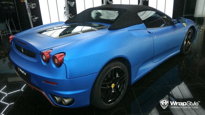 Ferrari F430 - Blue Matt Metalic wrap - img 1 small