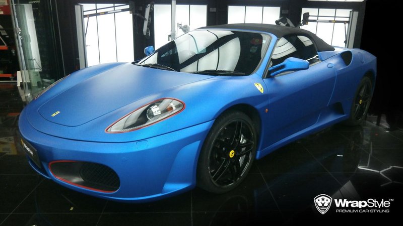 Ferrari F430 - Blue Matt Metalic wrap - img 3 small