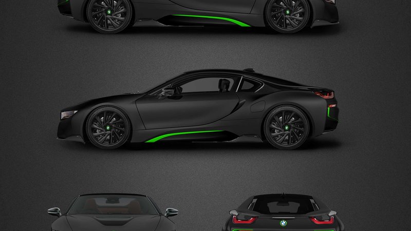 BMW i8 - Black Silk design