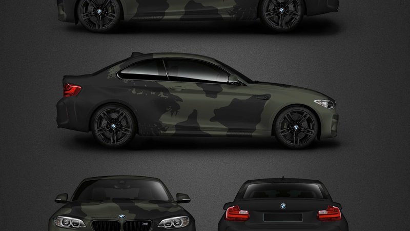 BMW M2 - Lion Camouflage design - img 2 small
