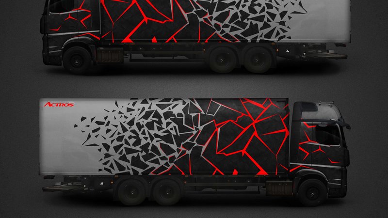 Mercedes Actros - Crack design - img 1 small