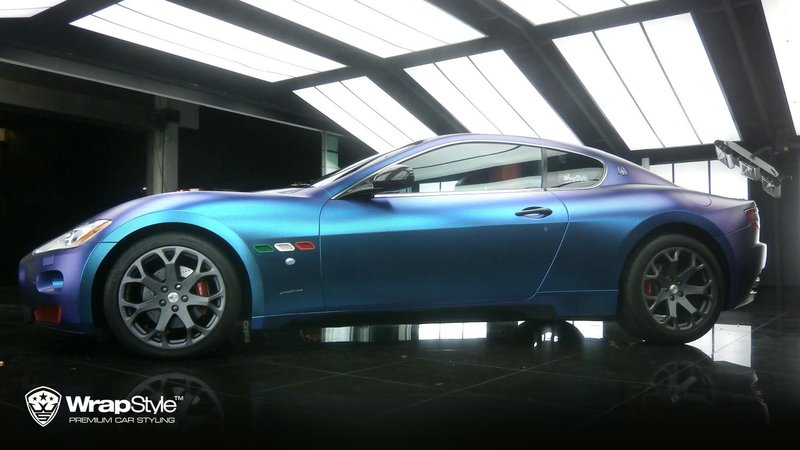 Maserati GranTurismo - Magic Blue wrap - cover small