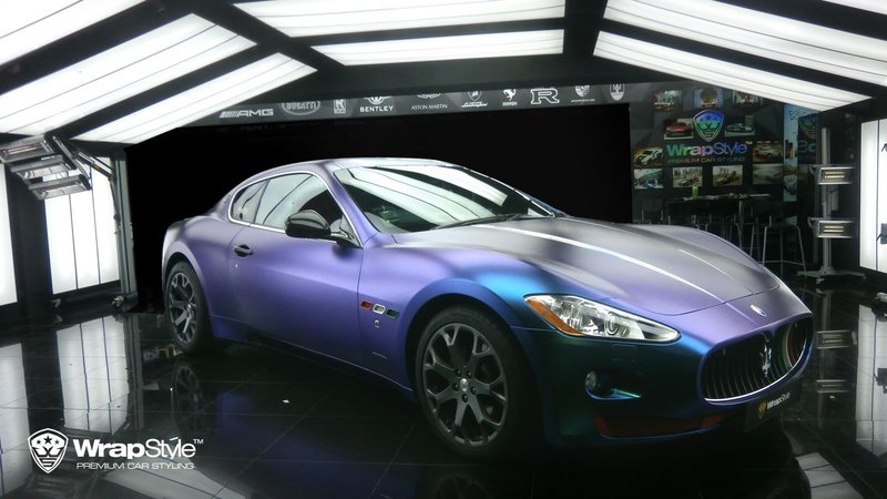 Maserati GranTurismo - Magic Blue wrap - img 3 small