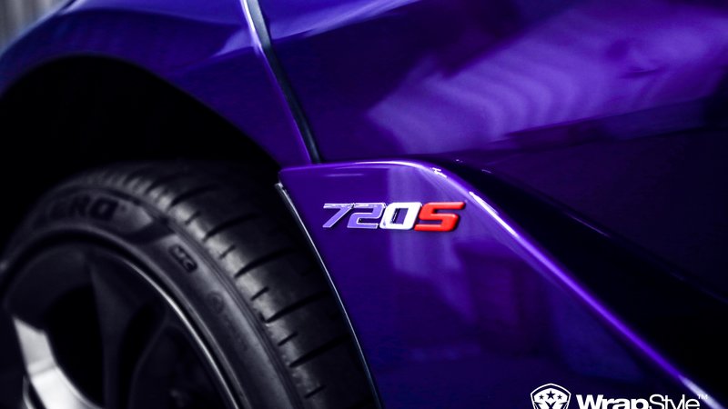 McLaren 720s - Purple  Gloss wrap - img 2 small