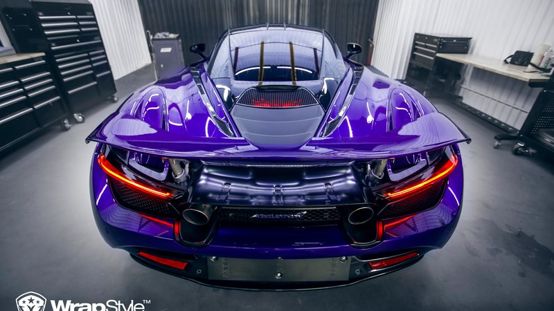 McLaren 720s - Purple  Gloss wrap - img 3 small