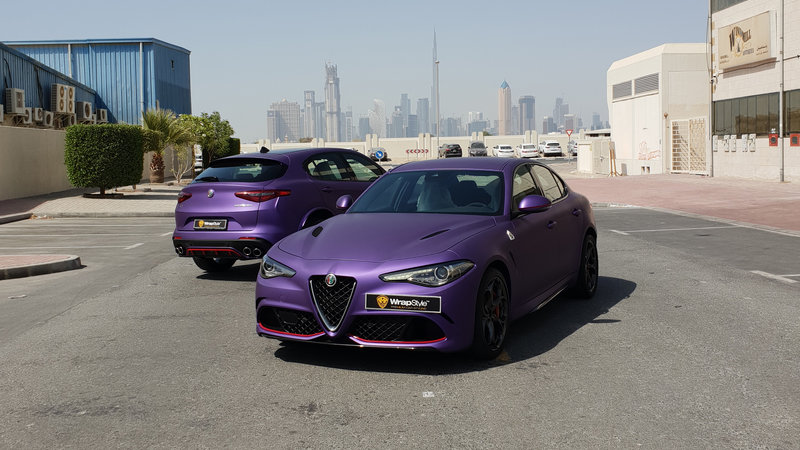 Alfa Romeo Stelvio - Matt Purple wrap