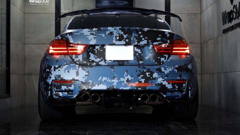 BMW M4 - Digital Camo Wrap - img 1 small