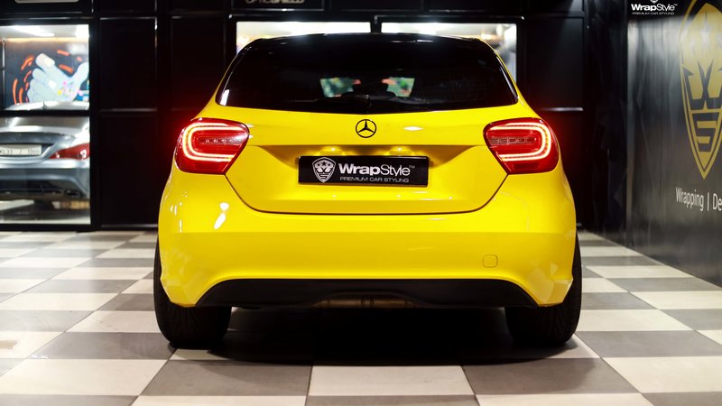 Mercedes A180 - Yellow wrap - img 2 small