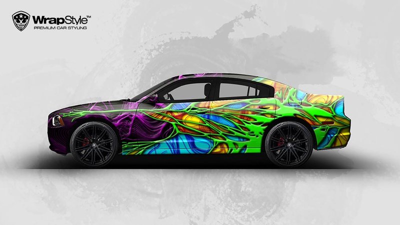Dodge Charger - Psychedelic design - cover small