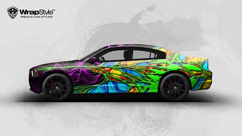 Dodge Charger - Psychedelic design