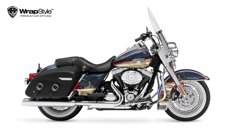 Harley-Davidson Road King - Captain America Design