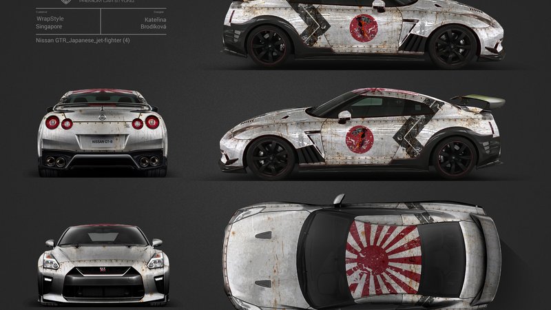 Nissan GTR - Japanese Jet Fighter design - img 3 small