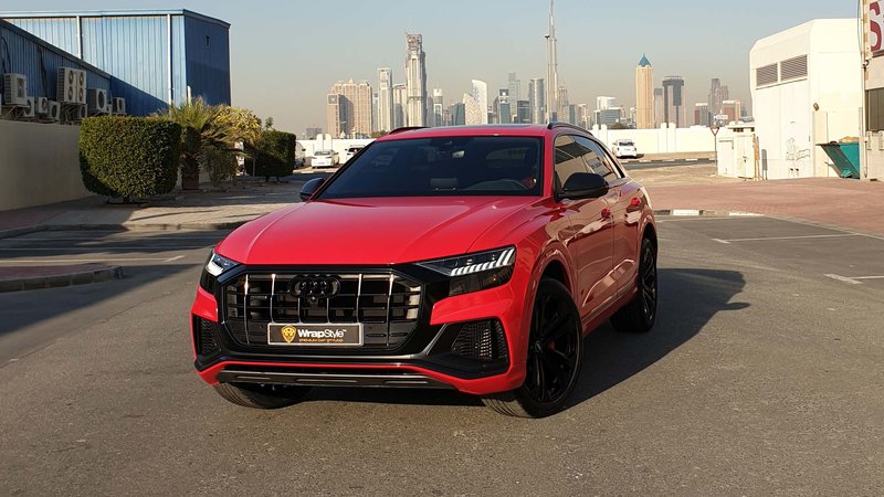 Audi Q8 - Red Gloss wrap - img 1 small