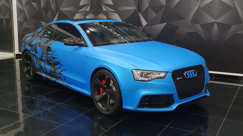 Audi RS5 - Half Camo Wrap