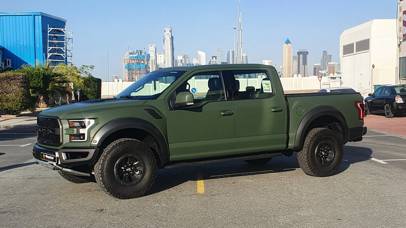 Ford Raptor - Green Matt wrap - img 1 small