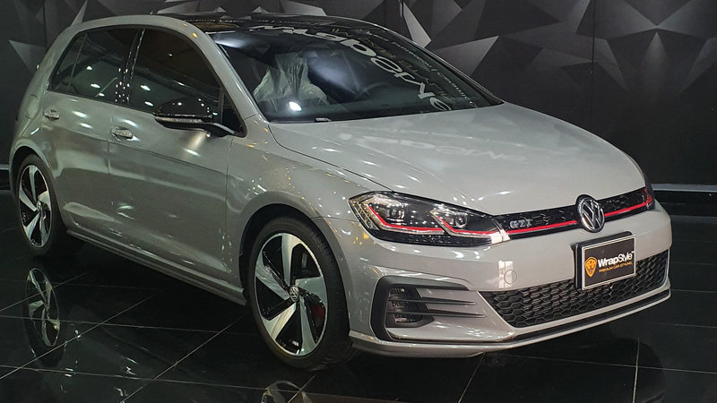 Volkswagen Golf  GTI - Grey Gloss wrap