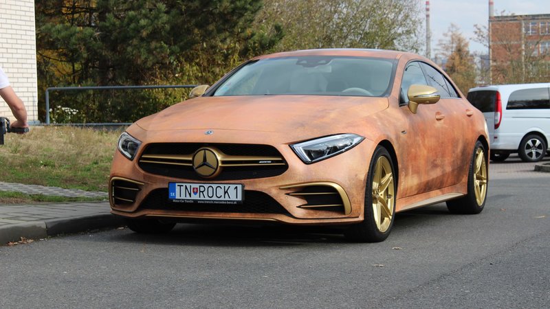 Mercedes CLS - Rusty wrap