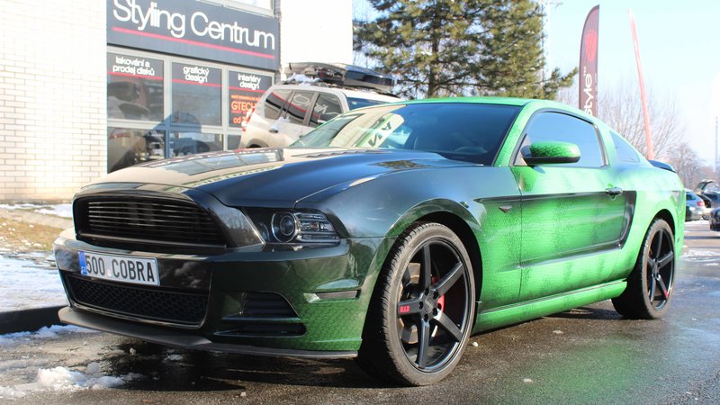Ford Mustang - Snake Green wrap - cover small