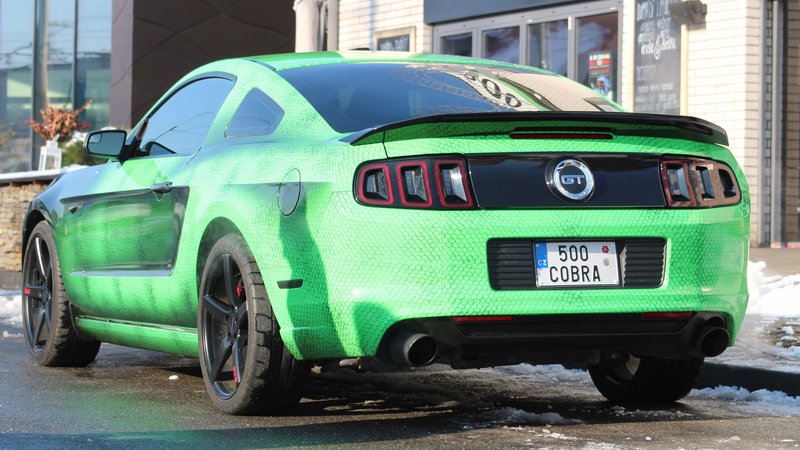 Ford Mustang - Snake Green wrap - img 3 small