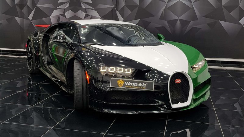 Bugatti Chiron - Stripes Wrap