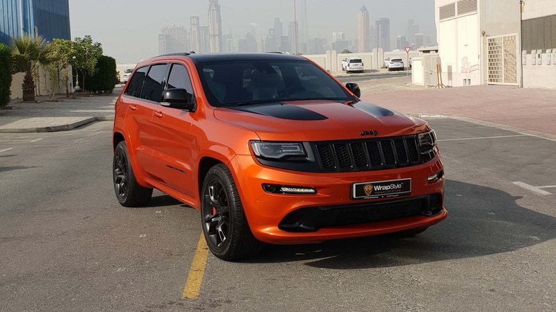 Jeep Cherokee - Orange Gloss wrap - img 1 small