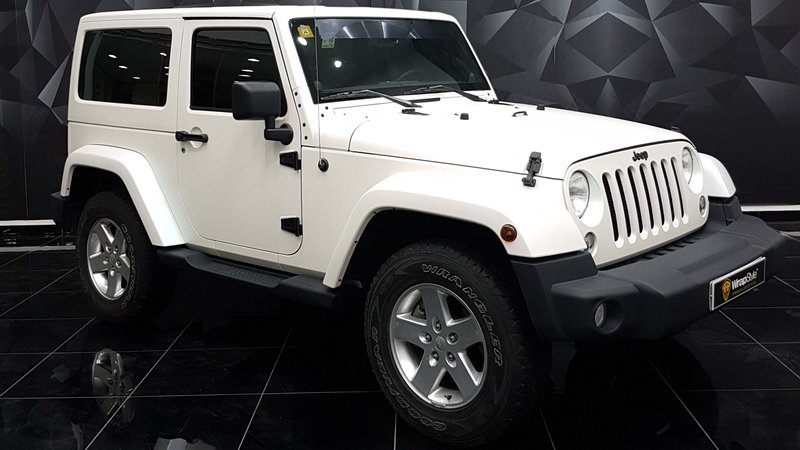 Jeep Wrangler - White Satin wrap