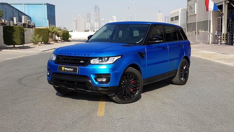 Range Rover Sport - Blue Iridescent wrap - img 1 small