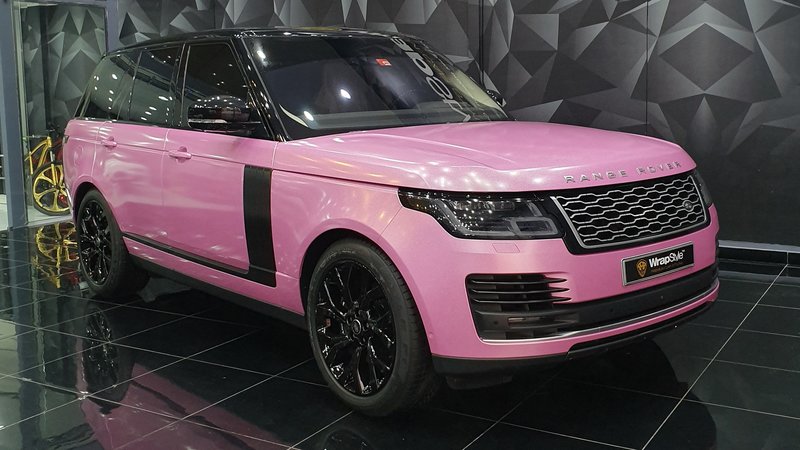 Range Rover HSE - Pink Gloss wrap - cover small