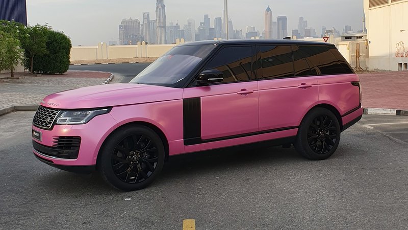 Range Rover HSE - Pink Gloss wrap - img 1 small
