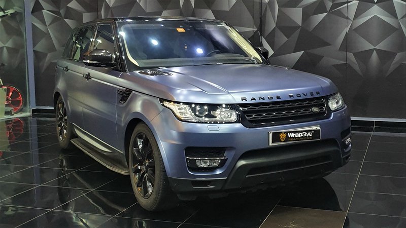 Range Rover Sport - Grey Satin wrap