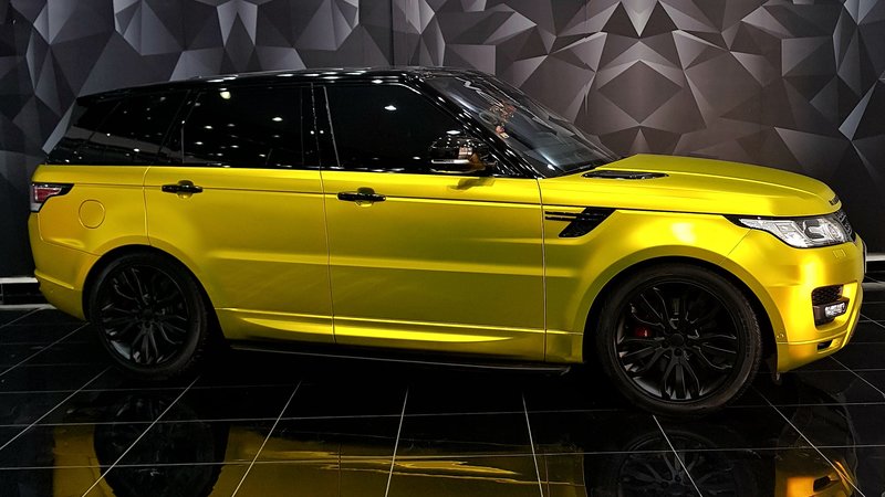 Range Rover Sport - Gold Gloss wrap - cover small