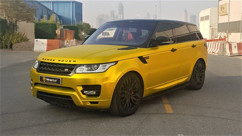 Range Rover Sport - Gold Gloss wrap - img 1 small