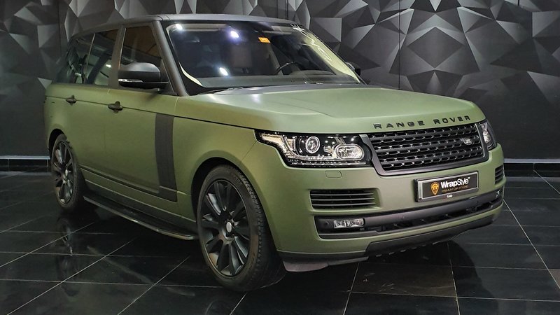 Range Rover Vogue - Green Matt wrap