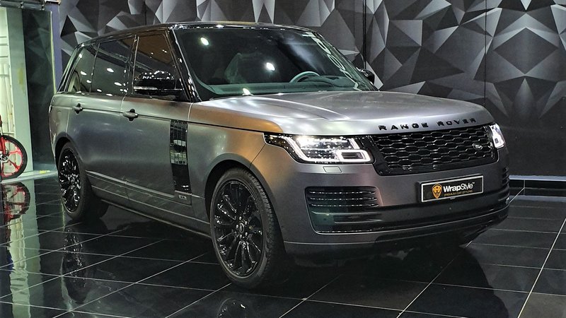 Range Rover Vogue - Grey Satin wrap