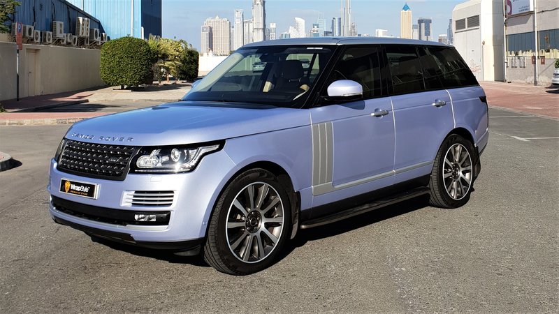 Range Rover Vogue - Light Blue Gloss wrap - img 1 small