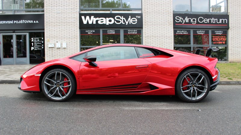 Lamborghini Huracan - Red Chrome wrap - img 2 small