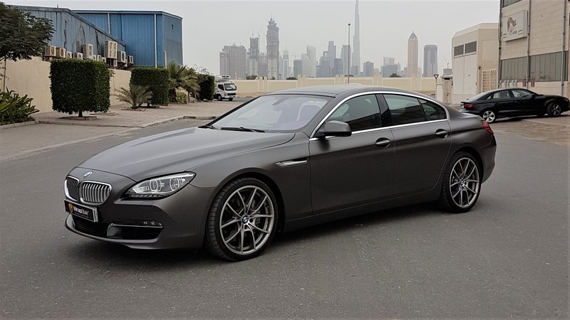 BMW 6 Gran Coupe - Grey Satin wrap - img 1 small