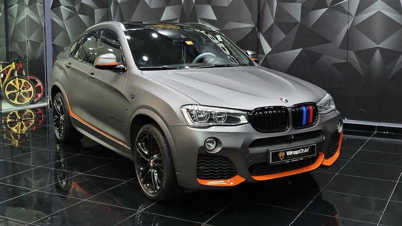 BMW X6 - Orange Detailing wrap