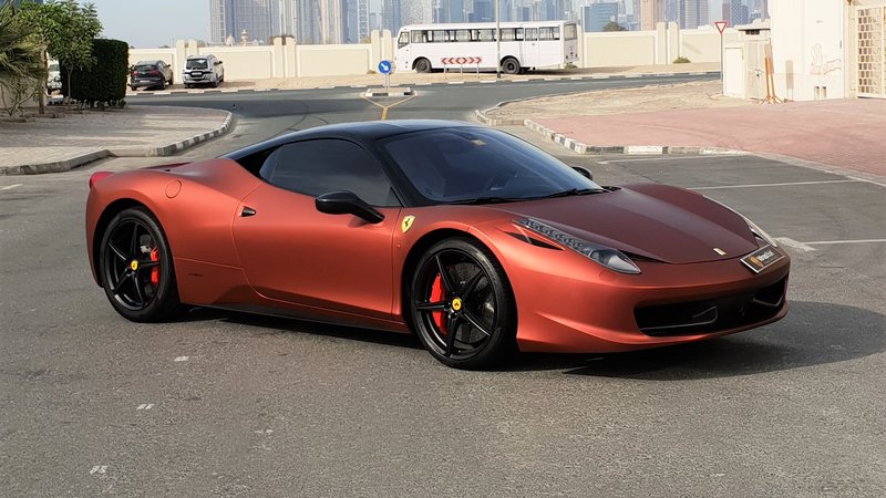 Ferrari 458 Cabrio - Bronze Matt wrap - img 1 small
